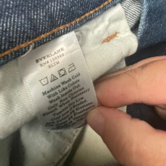 Everlane 36X30 Mens Slim Fit Jeans Straight Classic Casual - Picture 3 of 4